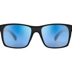 Lunettes Femme|Lunettes Polarisées<Zeal Lunettes de soleil Brewer Gloss Black Ellume Polarized Horizon Blue