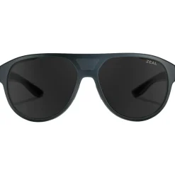 Lunettes Femme|Lunettes Polarisées<Zeal Lunettes de soleil Selkirk Matte Black Ellume Polarized Dark Grey