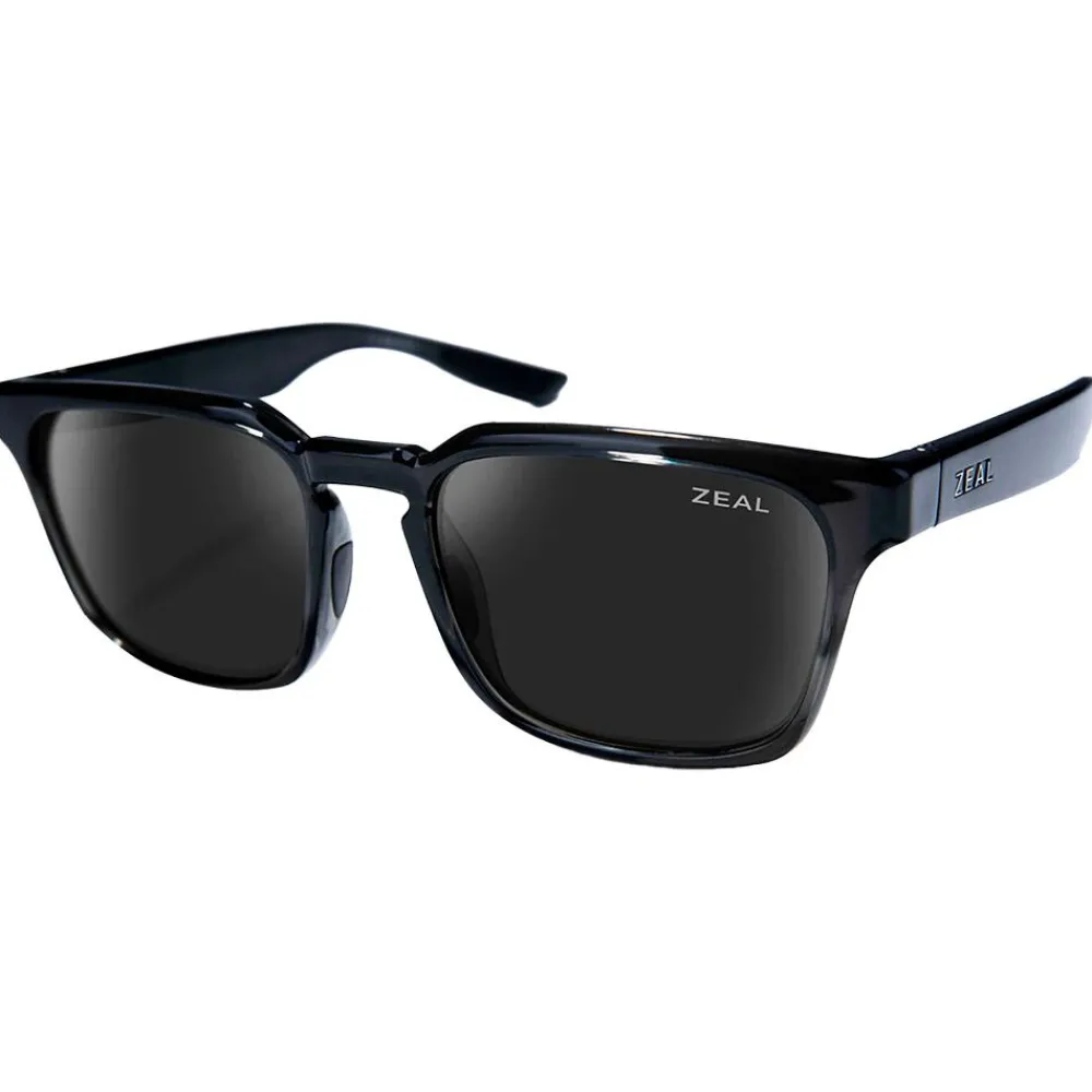 Lunettes Femme|Lunettes Polarisées<Zeal Lunettes de soleil Whittier Transparent Dark Grey Ellume Polarized Dark Grey