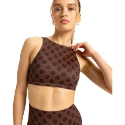 Boardshort - Maillot De Bain<Roxy Maillot de bain Pro Wave - Bikini Top Chocolate Plum Polka