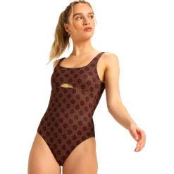 Discount Maillot de bain Ultimate Pro - Maillot de bain 1 pièce Chocolate Plum Polka Boardshort - Maillot De Bain