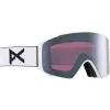 Masques Femme|Masques Homme<Anon Masque de Ski M4S Cylindrical MFI White Perceive Sunny Onyx + Perceive Variable Violet