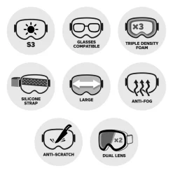 Masques Porteur De Lunettes|Masques Homme<Atomic Masque de Ski Redster Hd Black Green Hd