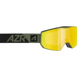 Best Masque de Ski Evolution Otg Kaki Mate Full Jaune Multicouche Femme Masques Porteur De Lunettes|Masques Femme