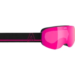 Masque de Ski Iron S Otg Noire Mate Full Rose Multicouche Enfant Masques Porteur De Lunettes|Masques Enfant