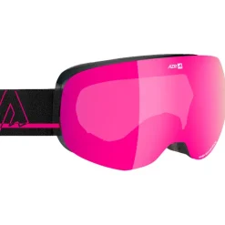 Masque de Ski Iron S Otg Noire Mate Full Rose Multicouche Enfant Masques Porteur De Lunettes|Masques Enfant