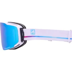Online Masque de Ski Meteor Otg Blanche Mate Full Bleu Glacier Multicouche + Jaune Femme Masques Femme|Masques Homme