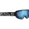 Masques Femme|Masques Homme<AZR Masque de Ski Snow Otg Noire Mate Irisé Bleu Multicouche