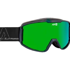 Best Masque de Ski Track Otg Gris Nuit Vernie Full Vert Multicouche Femme Masques Femme|Masques Homme