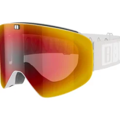 Masques Femme|Masques Homme<Bliz Masque de Ski Flow Matte Light Grey Brown Red Multi + Pink
