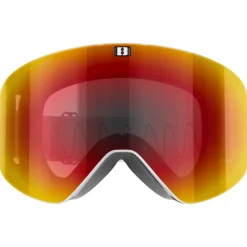 Masques Femme|Masques Homme<Bliz Masque de Ski Flow Matte Light Grey Brown Red Multi + Pink