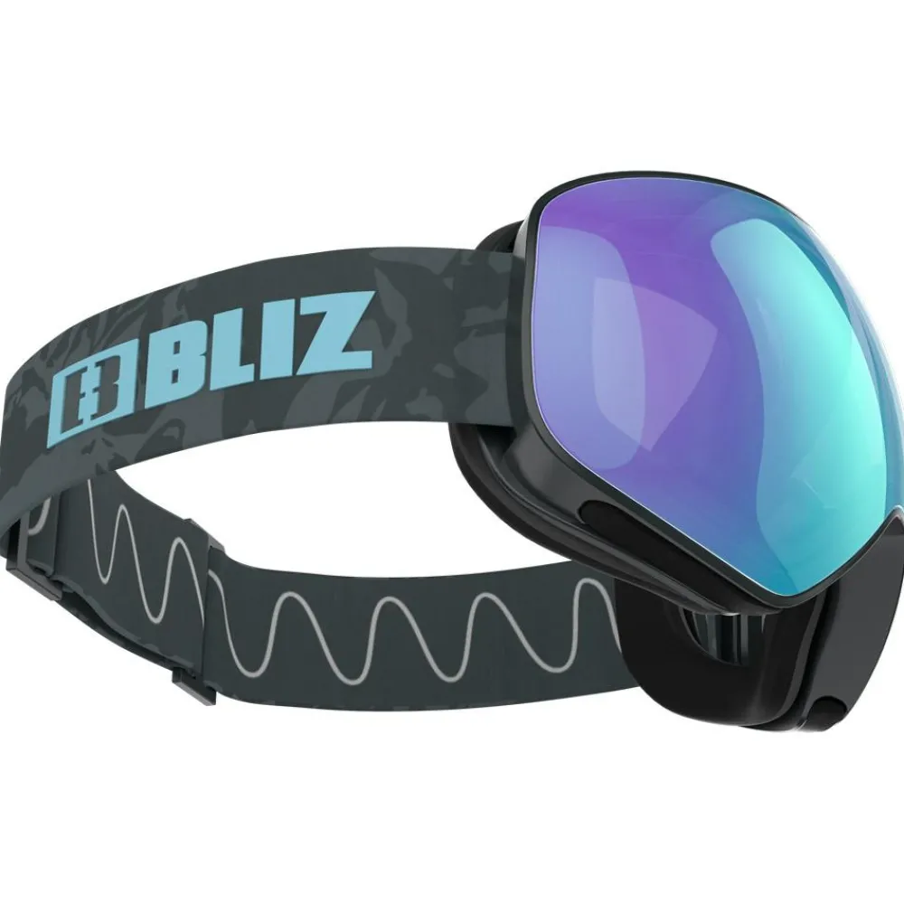 Masques Homme|Masques Porteur De Lunettes<Bliz Masque de Ski Floz Matte Grey Smoke Ice Blue Multi