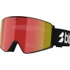 New Masque de Ski G001 Matte Black Brown Red Multi Femme Masques Homme|Masques Porteur De Lunettes