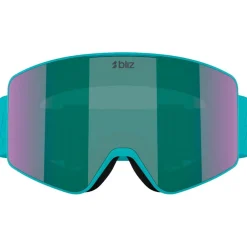 Sale Masque de Ski G001S Matte Turquoise Brown Green Multi Femme Masques Homme|Masques Porteur De Lunettes
