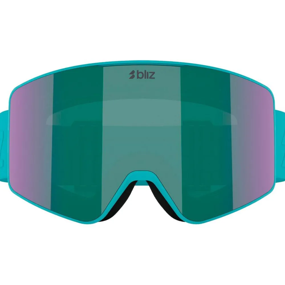 Sale Masque de Ski G001S Matte Turquoise Brown Green Multi Femme Masques Homme|Masques Porteur De Lunettes
