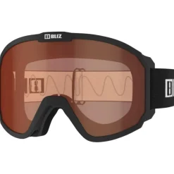 Masques Enfant<Bliz Masque de Ski Rave Jr Matt Black Orange