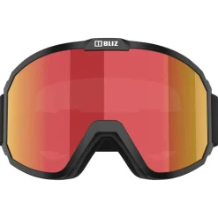 Clearance Masque de Ski Rave Matte Black Brown Red Multi Femme Masques Femme|Masques Homme