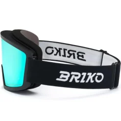 Masques Enfant<Briko Masque de Ski Frostbite Kids Black Yellow Mirror