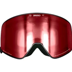 Masques Femme|Masques Homme<Briko Masque de Ski Ingrid Sharp Lite Black Rose Base Silver Mirror + Yellow
