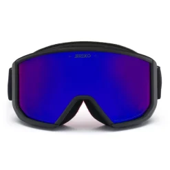 Masques Femme|Masques Homme<Briko Masque de Ski Vulcano Mask Sharp Lite Black Orange Base Blue Mirror