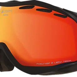 Masques Homme<Cairn Masque de Ski Alpha Mat Black Orange Mirror Spx 3000 Ium