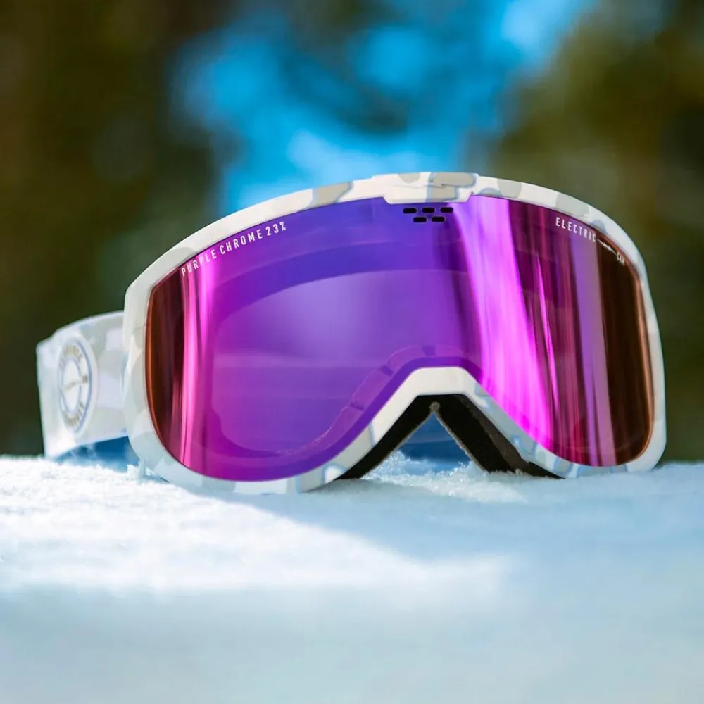 Masques Homme|Masques Femme<Electric Masque de Ski Cam Future Camo Purple Chrome