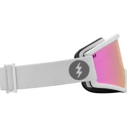 Masques Porteur De Lunettes|Masques Femme<Electric Masque de Ski Hex Matte White Pink Chrome