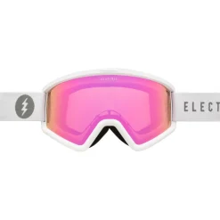 Masques Porteur De Lunettes|Masques Femme<Electric Masque de Ski Hex Matte White Pink Chrome