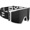 Hot Masque de Ski Evoke Black White Black Mirror Lens Femme Masques Femme|Masques Homme