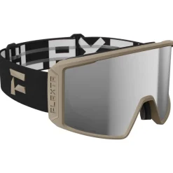 Masques Homme|Masques Femme<Flaxta Masque de Ski Evoke Sandstone Silver Mirror Lens