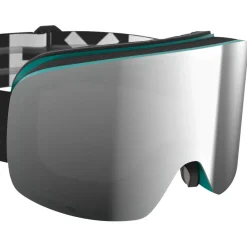 Masques Femme|Masques Homme<Flaxta Masque de Ski Prime Teal Silver Mirror Lens