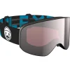 Online Masque de Ski Prime Junior Black Blue Silver Mirror Lens Enfant Masques Enfant