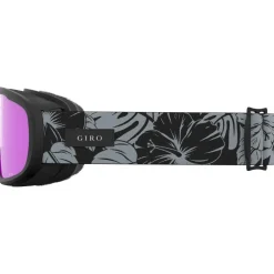 Masques Femme<Giro Masque de Ski Moxie Black & Grey Botanical Lx Amber Pink + Yellow
