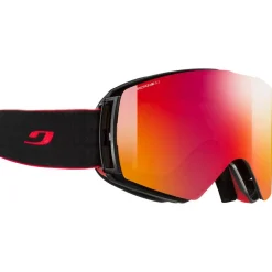 Masques Femme|Masques Homme<Julbo Masque de Ski Launcher Noir Rouge Spectron 3 Glare Control