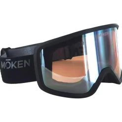 Masque de Ski Two Black Silver Pink Flash Silver Femme Masques Porteur De Lunettes|Masques Femme