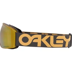 Masques Homme|Masques Porteur De Lunettes<Oakley Masque de Ski Flight Tracker L B1B Forged Iron Curry Prizm Sage Gold Iridium