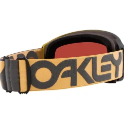 Masques Homme|Masques Porteur De Lunettes<Oakley Masque de Ski Flight Tracker L B1B Forged Iron Curry Prizm Sage Gold Iridium
