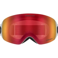 Masques Homme|Masques Porteur De Lunettes<Oakley Masque de Ski Flight Deck M Matte White Prizm Torch Iridium