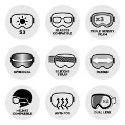 Masques Homme|Masques Porteur De Lunettes<Oakley Masque de Ski Flight Deck M Matte White Prizm Torch Iridium