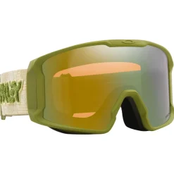 New Masque de Ski Line Miner L Sage Kostenburg Signature Prizm Sage Gold Iridium Femme Masques Porteur De Lunettes|Masques Femme