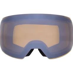 Online Masque de Ski Chute Matt Blue Purple Blue Mirror + Cloudy Snow Femme Masques Homme|Masques Porteur De Lunettes