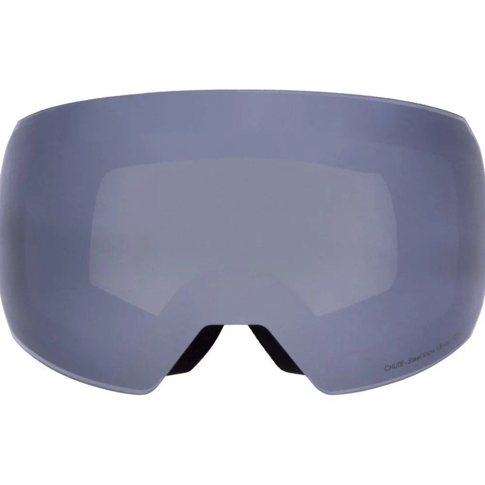 Masques Homme|Masques Porteur De Lunettes<Red Bull Spect Masque de Ski Chute Matt Black White Smoke Silver Mirror + Cloudy Snow