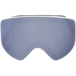 New Masque de Ski Jam Matt White Smoke Silver Mirror + Cloudy Snow Femme Masques Femme|Masques Homme