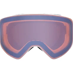 New Masque de Ski Jam Matt White Smoke Silver Mirror + Cloudy Snow Femme Masques Femme|Masques Homme
