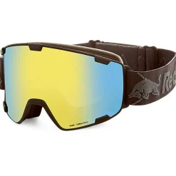 New Masque de Ski Park Black Yellow Snow Grey With Yellow Mirror Femme Masques Femme|Masques Homme