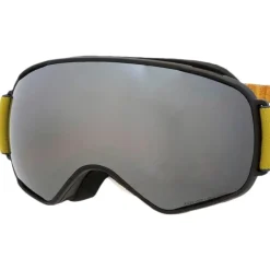 Outlet Masque de Ski Alley Oop Black Smoke Silver Mirror Femme Masques Femme|Masques Homme