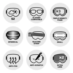 Masques Porteur De Lunettes|Masques Femme<Salomon Masque de Ski Radium Pro S White Moss Sigma Emerald