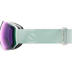 Masques Porteur De Lunettes|Masques Femme<Salomon Masque de Ski Radium Pro S White Moss Sigma Emerald