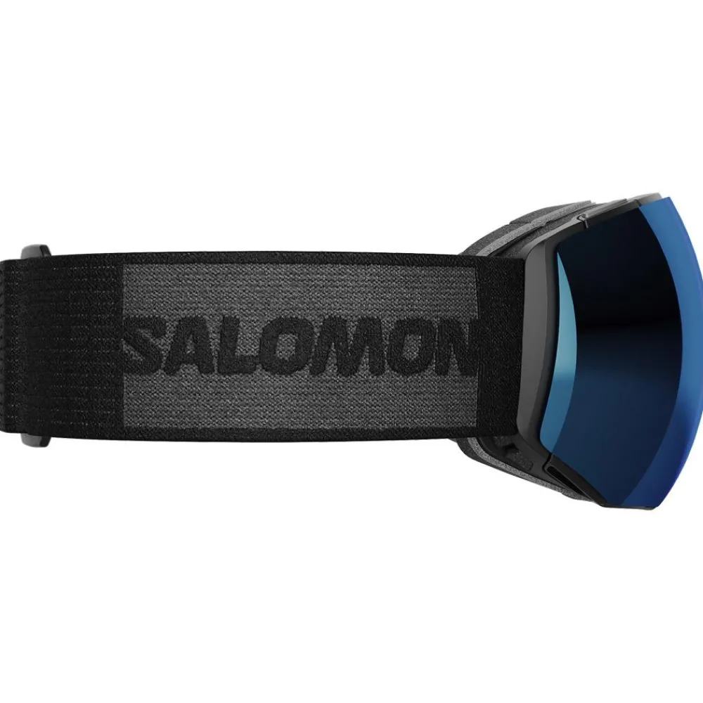 Masques Porteur De Lunettes|Masques Homme<Salomon Masque de Ski Radium Prime Black Sigma Sky Blue + Sigma Ice Blue