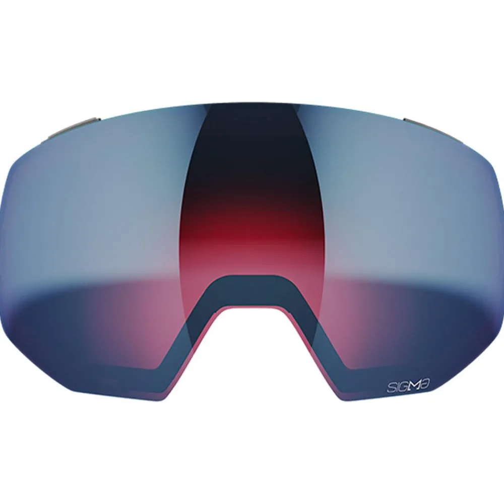 Masques Porteur De Lunettes|Masques Homme<Salomon Masque de Ski Radium Prime Black Sigma Sky Blue + Sigma Ice Blue